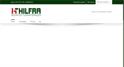 Desktop Screenshot of hilfra.be