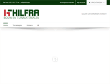 Tablet Screenshot of hilfra.be